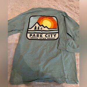 Park City sunset tee